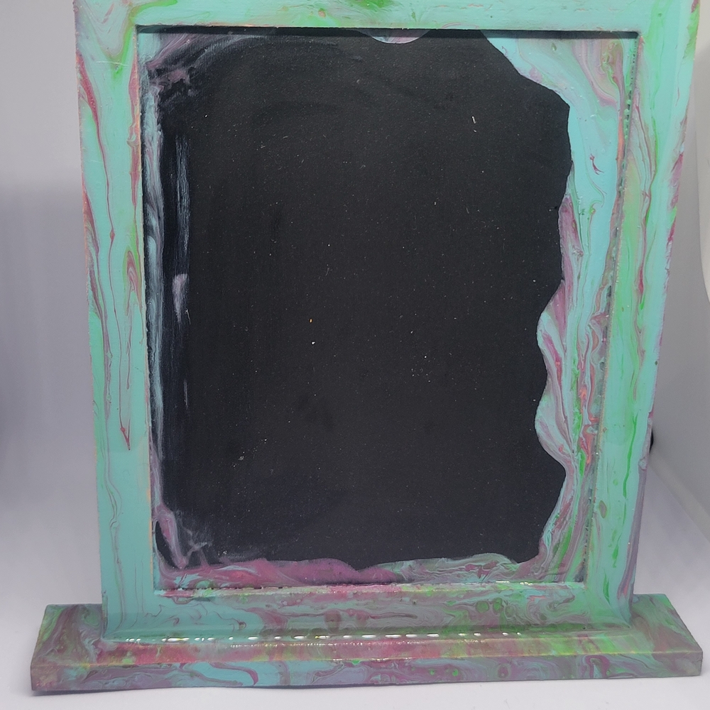 Artistic Swirl Chalkboard Frame